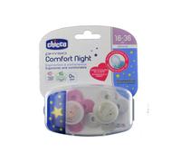 Succhietto comfort lumi bimba silicone 16-36m 2 pezzi - chicco