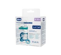 Succhietto Dual Soft Azzurro 2 pezzi | 16-36M - Chicco