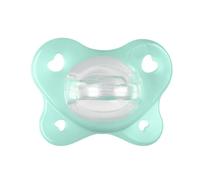Chicco Physioforma - Dual Soft Succhietto Gommotto 0-2M in Silicone Neutro, 1 pezzo
