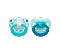 Succhietto Nuk Signature Silicone 2 Pz 0-6m Azzurro