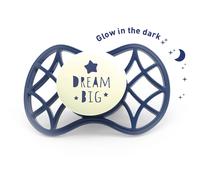 Succhietto Ortodontico Luminoso Nuvita 6m+ Blue Moon