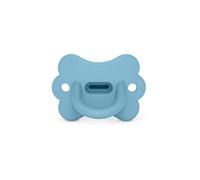 Suavinex Ciuccio Tutto in Silicone Sx Pro – 6/18 mesi Neonati, Super Morbido Butterfly Azzurro
