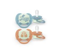 Succhietto Ultra Soft Notte 0-6m Cappuccio Fluorescente No BPA Per Pelli Sensibili - Philips Avent