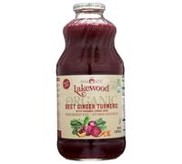 Succo Di Barbabietola Zenzero Curcuma Biologico Confezione Da 6 X 32 Oz