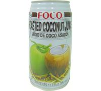 Succo di cocco tostato per la puple FOCO 350ml Thailandia - Set di 12 pezzi