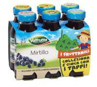 Succo di Frutta Valfrutta 8 Confezione da 6 Bottigliette da 125ml - Scegli Gusto