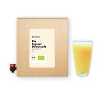 Succo Di Zenzero Bio Puro 3 Litri - 100% Spremuto Diretto Dalla Radice, Scatola Pratica