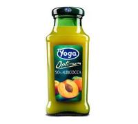 Yoga Succo di Frutta Nettare Gusto Albicocca Confezione da 24 Bottiglie da 220ml