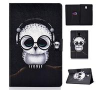 Succtop Custodia Galaxy Tab A 10.5 Pollici Cuir PU Case Stand Portafoglio Flip Cover con Funzione Auto Sleep/Wake Custodia Tablet per Samsung Galaxy Tab A 10.5" 2018 SM-T590/SM-T595 Musica Uccello
