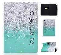 Succtop Custodia iPad 10.2 2019/2020 (7a/8a Generazione) Custodia in Pelle PU con Auto Svegliati/Sonno Portafoglio Cover Tavoletta iPad 10.2 iPad PRO 10,5" 2017 /iPad Air 3, Siate Felici