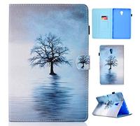 Succtop Custodia Samsung Tab A 10.5 2018 Cover Portafoglio Pelle PU Stand Custodia Tablet con Funzione Sonno/Svegliati Auto per Samsung Galaxy Tab A 2018 10.5 Pollice SM-T590/SM-T595 Albero