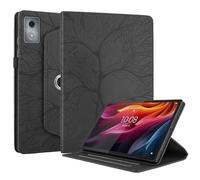 Succtopy Cover Compatibile con Lenovo Tab K11 Plus 11.45 Pollici 2024 (TB352FU) cover in Pelle PU con 360 Gradi di Rotazione Custodia Protettiva con Porta Penna per Lenovo Tab K11 Plus 2024 Nero