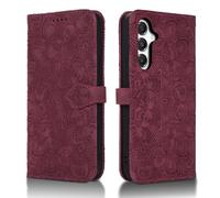 Succtopy Custodia per Galaxy A16 5G Portafoglio in Premium PU Pelle Libro Cover per Galaxy A16 5G Protettiva Stand Caso con [Slot Schede] [Magnetica Chiusura] Case per Galaxy A16 Vino Rosso