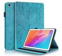 Succtopy Custodia per Huawei MatePad T10S/T10 2020, PU Cover Tablet T10 9.7 AGR-L09 AGR-W09 Protettiva Slim Smart Protettiva Case Huawei T10S 10.1 AGS3-L09 AGS3-W09,Blu
