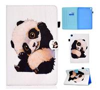 Succtopy Custodia per Huawei MatePad T10S/T10 2020, PU Cover Tablet T10 9.7 AGR-L09 AGR-W09 Protettiva Slim Smart Protettiva Case Huawei T10S 10.1 AGS3-L09 AGS3-W09,Panda Agitando la Mano