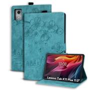 Succtopy Custodia per Lenovo Tab K11 Plus/M11 Plus 11.45" 2024 Cover Protettiva con Funzione di Supporto Lenovo Tab K11 Plus Custodia in Pelle PU con Portapenne Lenovo Tab M11 Plus Verde Chiaro