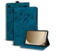 Succtopy Custodia per Samsung Galaxy Tab A11+/A11 Plus 2025 11 Pollici SM-X230 SM-X235 SM-X236B Cover Protettiva con Funzione di Supporto Case in Pelle PU con Portapenne Blu Reale