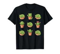 Succulent Cats Gardener Plant Lover Aesthetic Maglietta