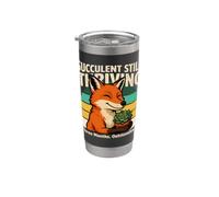 Succulente ancora fiorente per tre mesi eccezionali Bicchiere termico in acciaio inox doppia parete
