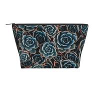 Succulente fresche stampate, Borsa da toilette Borsa per trucco Borsa per cosmetici Borsa da toilette da viaggio portatile