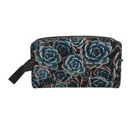 Succulente fresche stampate, Borsa per il trucco Borsa per cosmetici Borsa da viaggio portatile da viaggio Borsa per trucco Organizer