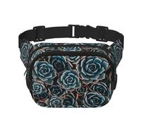 Succulente fresche stampate, Marsupio quadrato a doppio strato, borsa da viaggio, marsupio casual