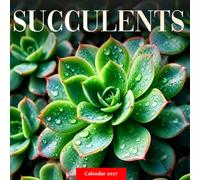 Succulents Calendar 2027: Desert Plants and Garden Scenes