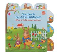 Suchbuch für kleine Entdecker. Wo die Osterhasen wohnen: Erster Suchspaß und Bildwörterbuch ab 18 Monaten. Ostern. Selbstständige Beschäftigung. Kleinkind. Geschenk