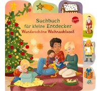 Suchbuch für kleine Entdecker. Wunderschöne Weihnachtszeit: Erster Suchspaß und Bildwörterbuch Weihnachten ab 18 Monaten. Selbstständige Beschäftigung. Kleinkind. Geschenk