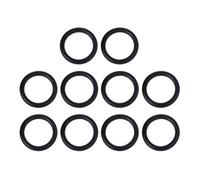 SUCHUANGUANG 10 Pezzi 1/4 Filettatura Guarnizione in Silicone per Raffreddamento ad Acqua O-Ring Accessori per PC Acqua in Lega di Alluminio