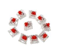 SUCHUANGUANG 10Pieces Interruttore per Tastiera Meccanica a 3 Pin Sostituzione Rossa per la Chiave della Tastiera Gateron Cherry MX