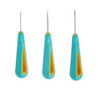 SUCHUANGUANG 3X/Set Trapano a Mano Cono con Foro Tondo Pratico Strumento per punzonatura con ago per Candela, stoppino Facile da Usare per la Realizzazione di stampi in Silicone ABS