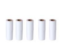 SUCHUANGUANG 5 Pezzi 80x30MM Rotolo di Carta Termica per ricevute per Cellulare 80MM POS Carta per Stampante Termica Stampante Bianca