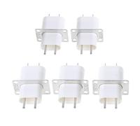 SUCHUANGUANG 5 Pezzi Forno a microonde elettronico Magnetron 4 filamenti Pin Prese convertitore plastica Domestica