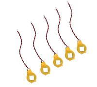 SUCHUANGUANG 5Pieces Notebook BIOS CMOS Batteria Portatile con Adesivo CR2032 2P Cavo della Scheda Madre Scheda Madre del Computer Portatile Giallo: plastica, Metallo;