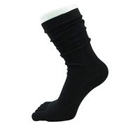 SUCHUANGUANG Calze a Tubo Lunghe a Cinque Dita da Donna Calze a Tinta Unita per Calze in Cotone Yoga Separate