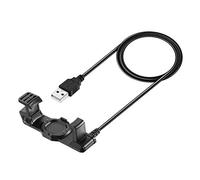 SUCHUANGUANG Caricatore Dock di Ricarica USB Alimentatore Cavo di trasferimento Dati Cavo di Linea Adattatore Portatile per Garmin Forerunner 225 Smart Watch Dock di Ricarica in plastica Nera
