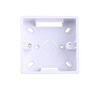 SUCHUANGUANG Cassetta per Montaggio a Parete con Scatola di Giunzione Ispessimento in PVC 86X86 per Base Presa h SW