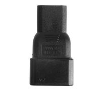SUCHUANGUANG IEC 320 3-Pin C13 Femmina a C20 Convertitore Adattatore a Spina Maschio per Alimentatore CA Adattatore convertitore Nero