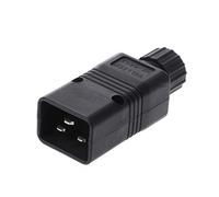 SUCHUANGUANG IEC 320 C20 Connettore Maschio Spina di Alimentazione CA Computer 16A 250V Spina di Alimentazione ABS