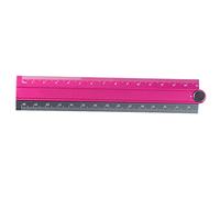 SUCHUANGUANG Lega di alluminio Righello Pieghevole Semplice Pieghevole Metallo Cancelleria Regola Strumento Misurazione Blu & Nero & Nero 30cm Viola