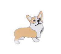SUCHUANGUANG Pet Puppy Husky Corgi Ji Wawa Cani Smalto Spille Spille Cute Pet Lovers Gioielli Spilla 2#