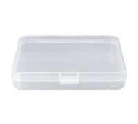SUCHUANGUANG Piccola Scatola portaoggetti con Coperchio in plastica Trasparente Quadrata espositore Multiuso per Custodia per Piccole Parti Viti Flosser plastica