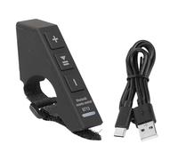 SUCHUANGUANG Pulsante multimediale Wireless Telecomando Supporto per Manubrio Impermeabile Universale per Auricolare per Telefono Casco per Moto