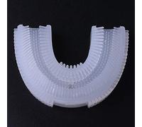 SUCHUANGUANG Spazzolino da Denti Elettrico a Forma di U per Adulti Automatico Sonic Whitening Silicone Bretelle Spazzolino da Denti Elettrico
