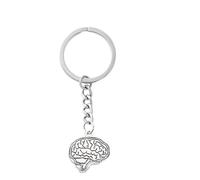 SUCHUANGUANG Vie 3D Cervello Portachiavi Organi Amici Parti del Corpo Portachiavi Ciondolo per Il Dottore Regalo di Laurea Gioielli Artigianato