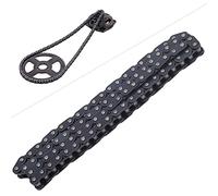 SUCIE Sostituzione della Catena per Pocket Bikes, Catena T8F Resistente all'Usura per Mini Dirt Bike Quad ATV per Pocket Bikes Minimoto 47cc 49cc
