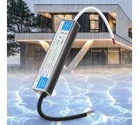 SUCIKORIO 24V 150W Impermeabile Trasformatore LED Esterno IP67, Ultra Sottile Alimentatore LED Driver AC 220V a DC 24 Volt 6,25A Trasformatori Adattatore LED a Tensione Costante Senza Sfarfallio
