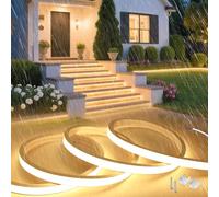 SUCIKORIO 3 Metri Striscia LED Neon Senza Trasformatore, Silicone 220V Strisce Led Esterno Impermeabile IP65 Flessibile Luci Leds Camera da Letto Bianco Caldo 3000K Tagliabile 120 LED/m LEDs Strip