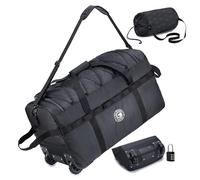 SUCIKORIO Pieghevole Borsone da Viaggio Con Ruote Impermeabile Borsoni da Viaggio Grandi 100L XXL Bagaglio a Mano con Lucchetto Combinazione 3 Cifre Borsa da Viaggio Unisex Weekender per Aereo Viaggi